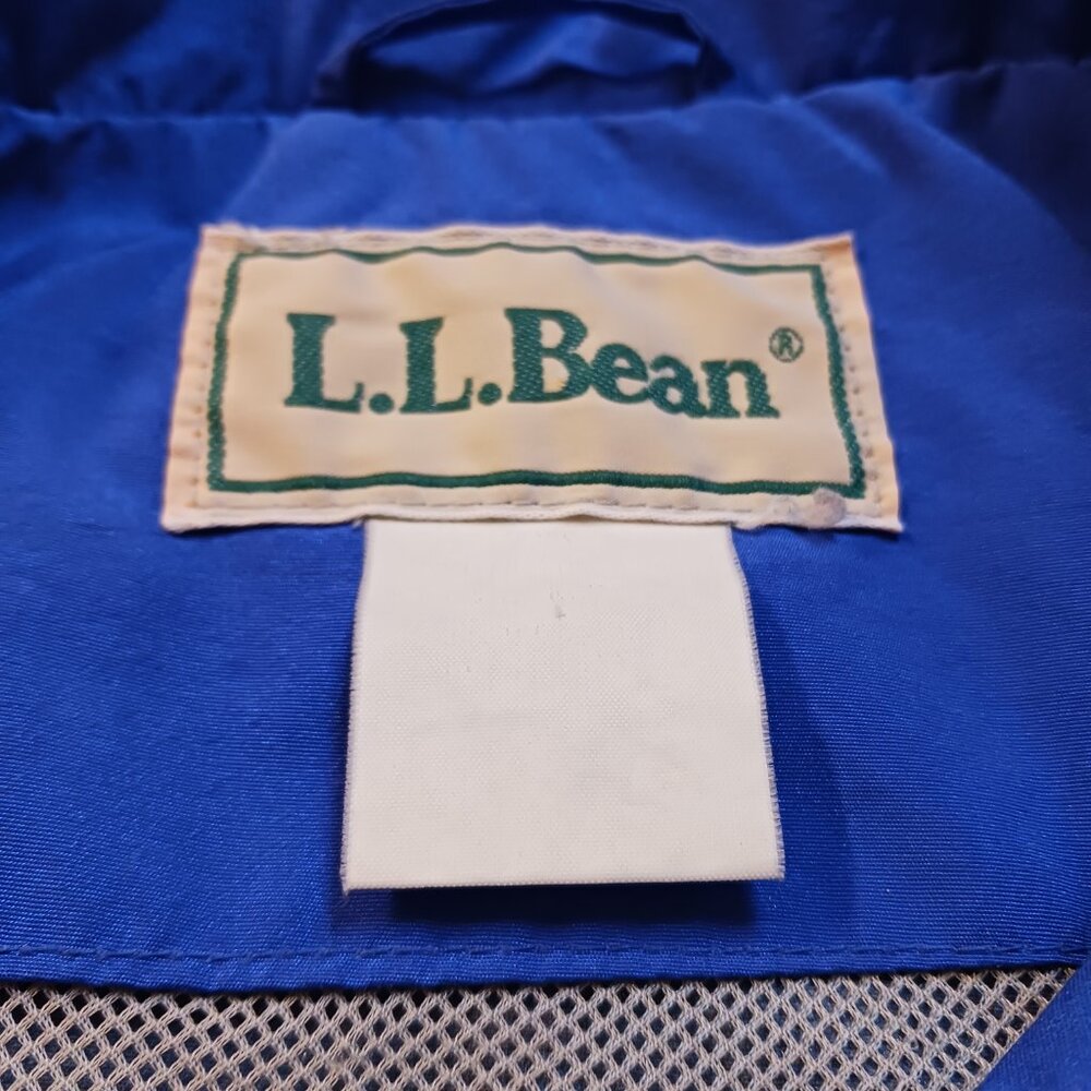 Vintage L.L. Bean Mainebound Field Parka Jacket Navy Blue Women's Large XL - Picture 11 of 13